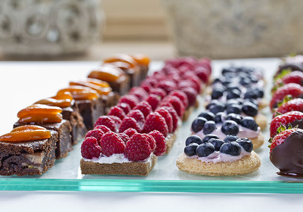 Individually-portioned dessert spread for religious social events